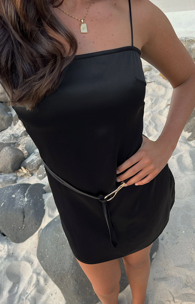 Safir Crna Mini Haljina