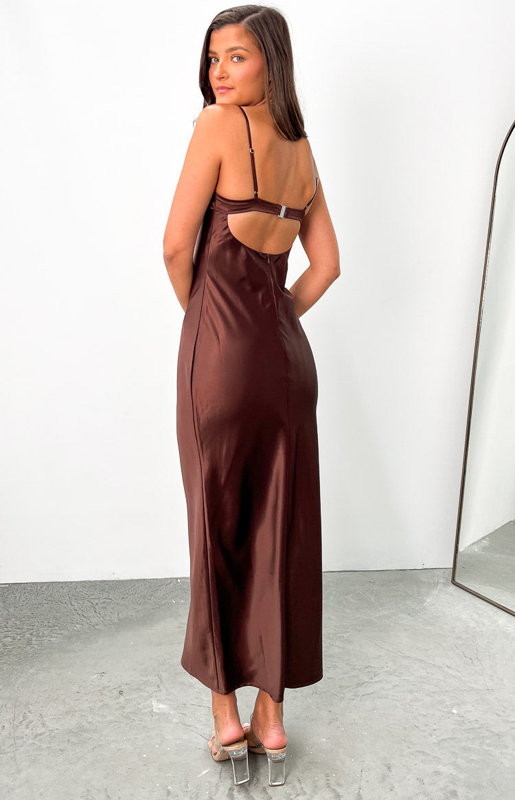 Scarlette Brown Maxi Haljina
