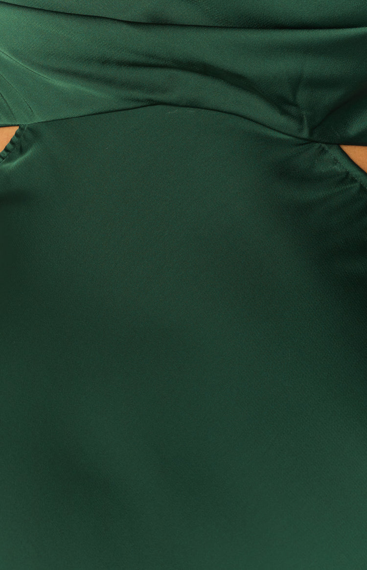 Taleah Cut Out Maxi Haljina Zelena