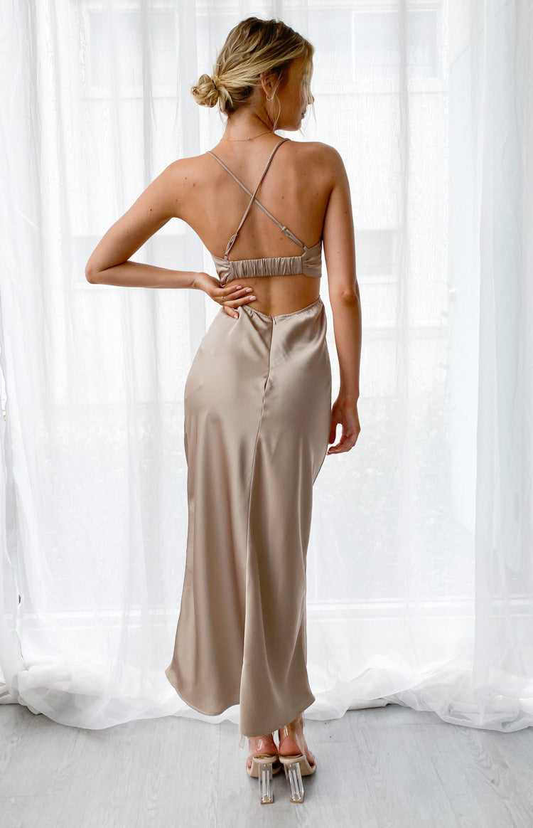 Taleah Cut Out Maxi Haljina Mocha