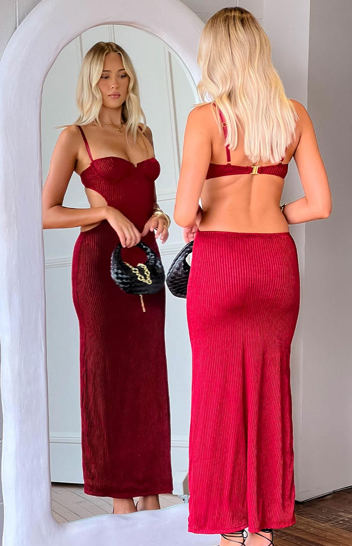 Tamara Crvena Maxi Haljina