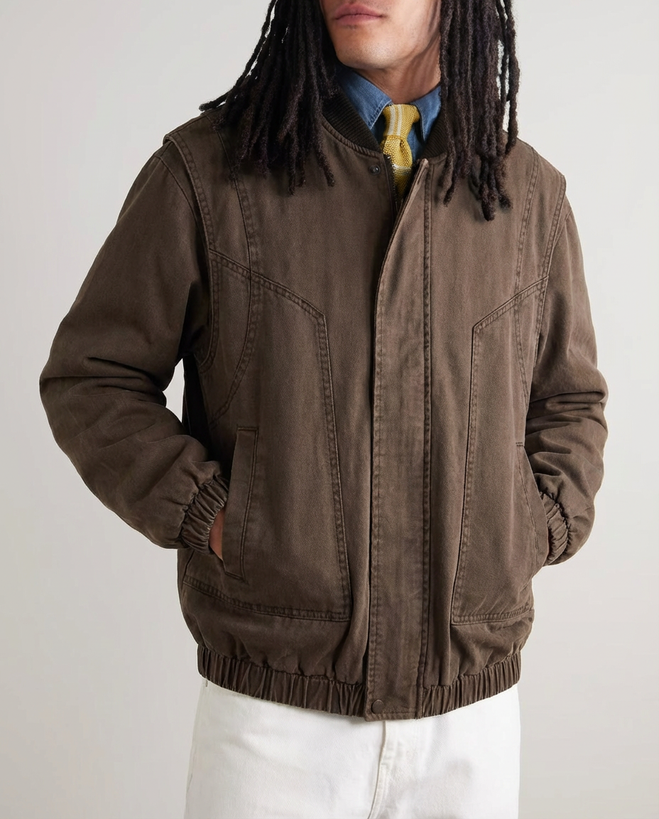 Ležerna jakna s retro dizajnom Cityscape