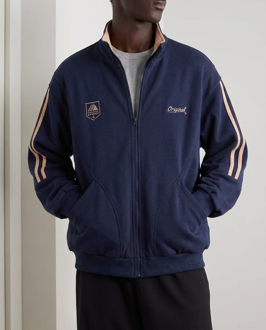 Marcellus Relaxed Zip Cardigan Jakna