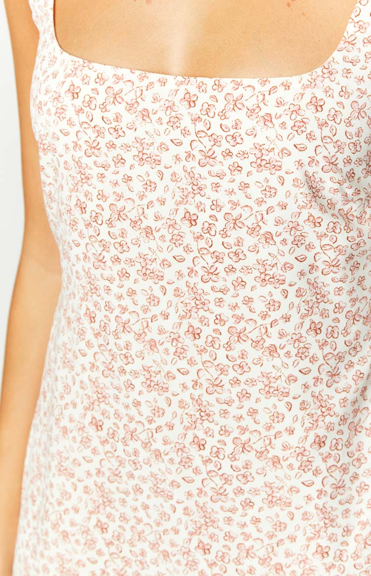 Tommi Narančasta Pjegava Mini Haljina