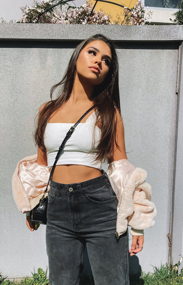 Robin široke traperice crne pranja