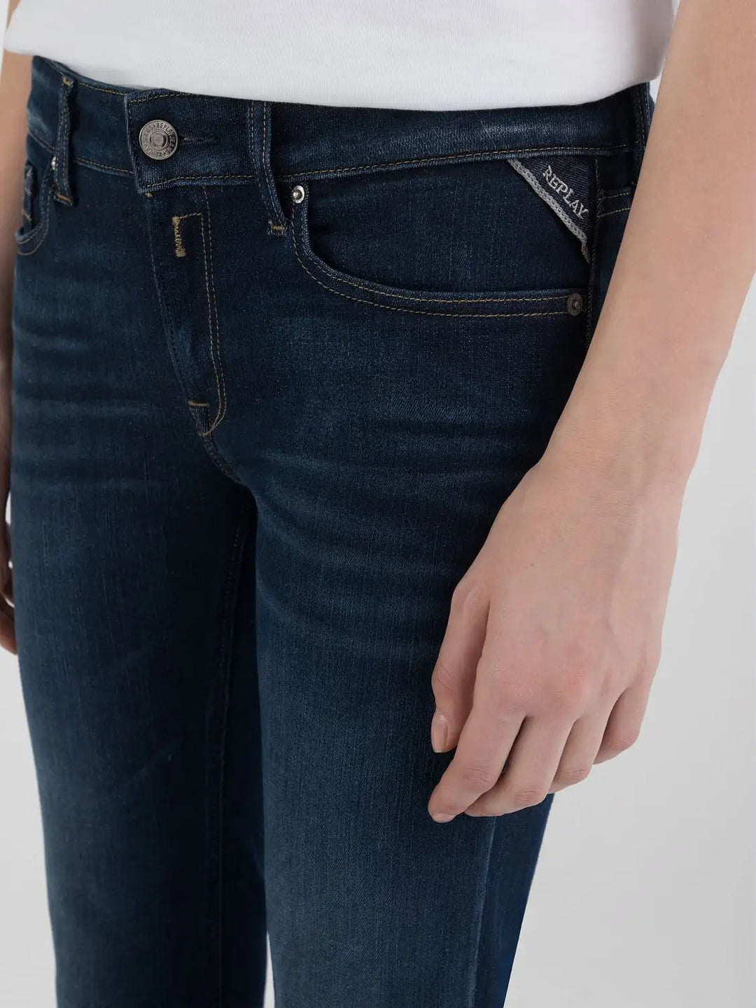 NOVE LUZ BOOTCUT TAMNO PLAVE