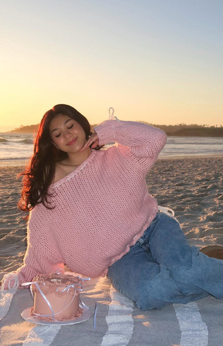 Bea Baby Pink Pulover