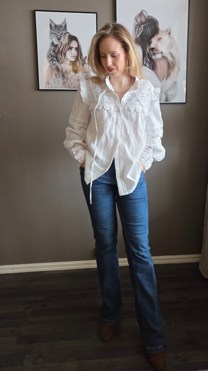 KAROLINE BLUZA BEJELA