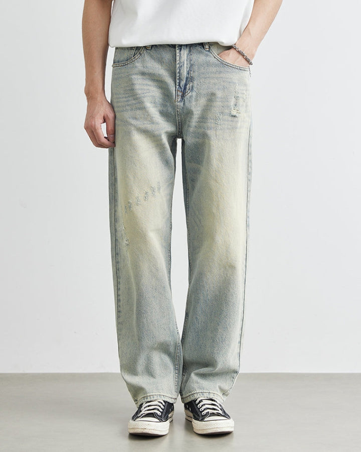 FT Vintage Prani Široki Traperice