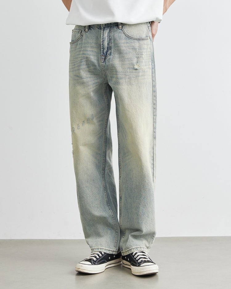 FT Vintage Prani Široki Traperice