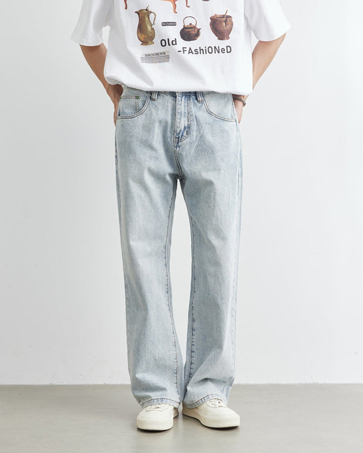 Soft Stone 5-džepne ravne traperice