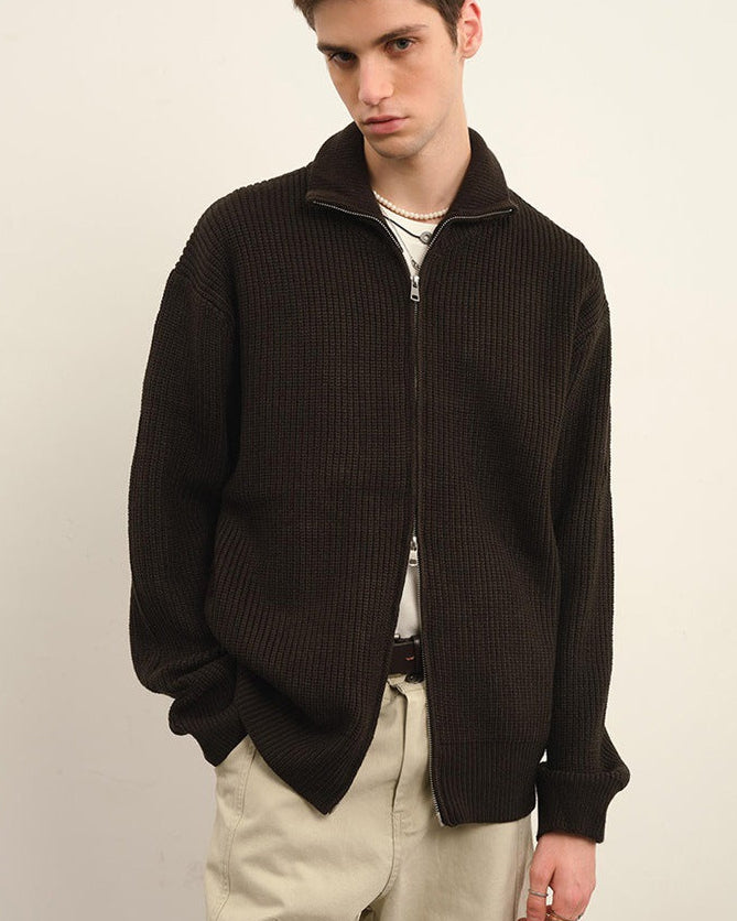 Arcline rebrasti pleteni kardigan