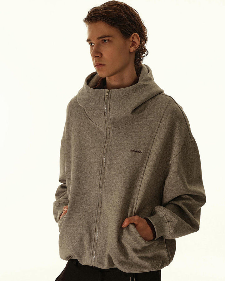 Stratus opušteni kardigan s kapuljačom i zatvaračem