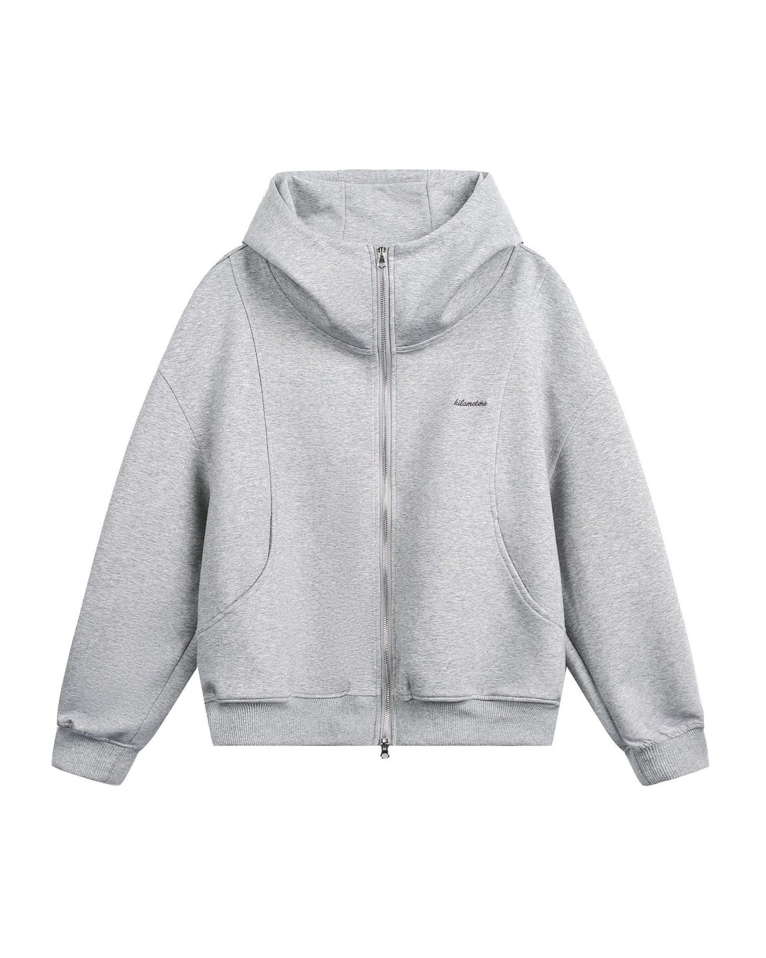 Stratus opušteni kardigan s kapuljačom i zatvaračem