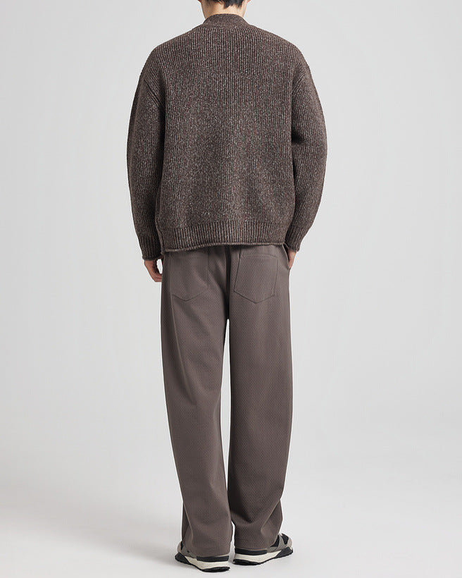 Zimski teksturirani pleteni kardigan