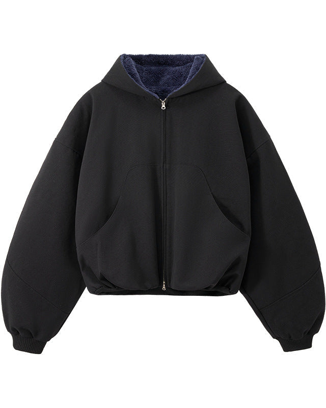 ContourPlush kardigan s patentnim zatvaračem