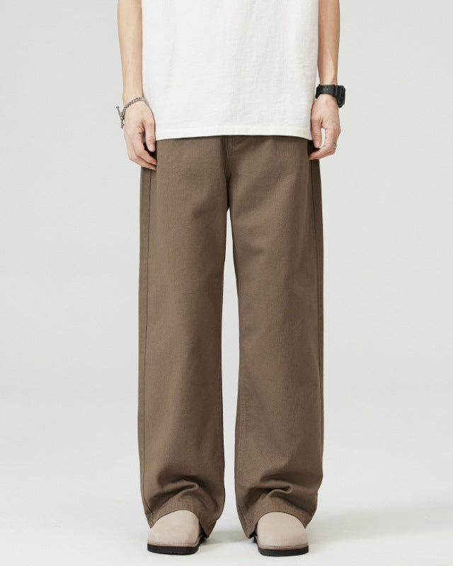 Lumen Drape Hlače Širokih Nogu