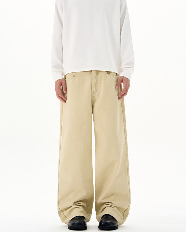 Lumen Drape Hlače Širokih Nogu