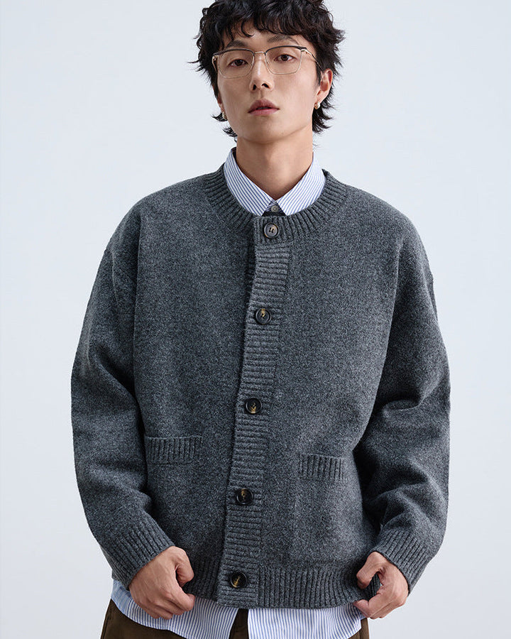 Lansmere teksturirani pleteni kardigan