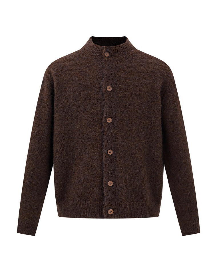 Harwood teksturirani džemper sa zipom