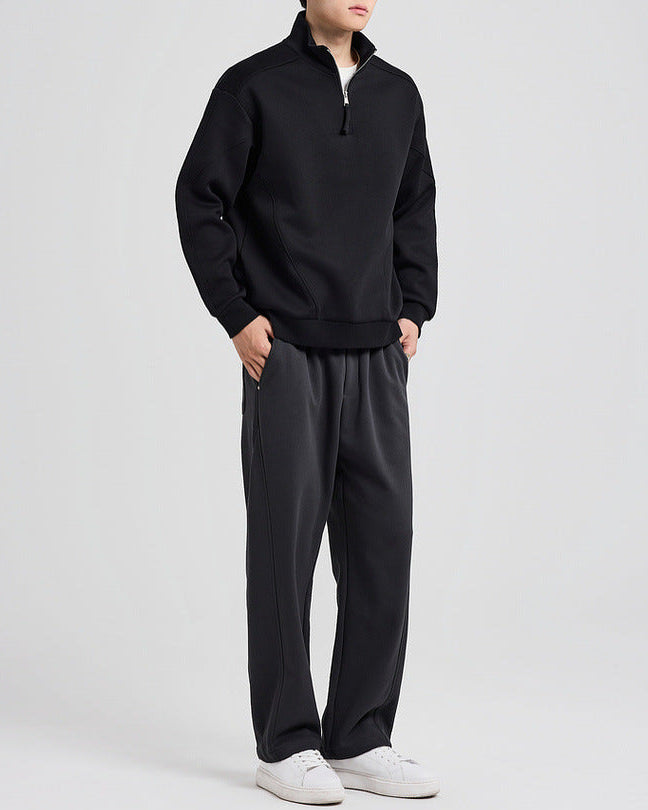 Cavendish pulover s polu-zipom