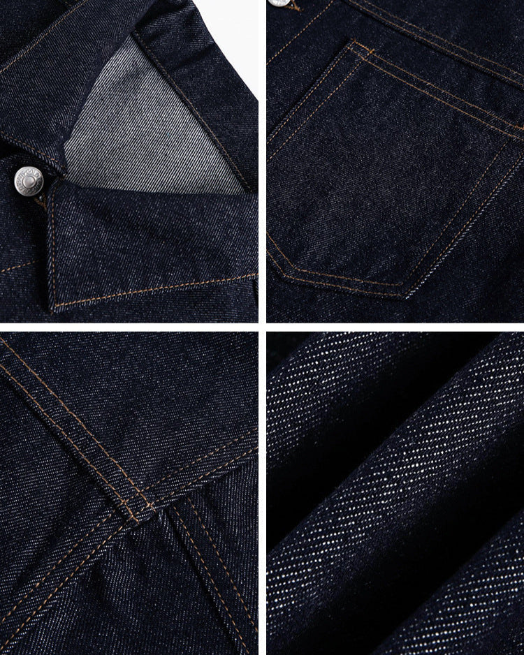 Klasična Obojena Traper Jakna