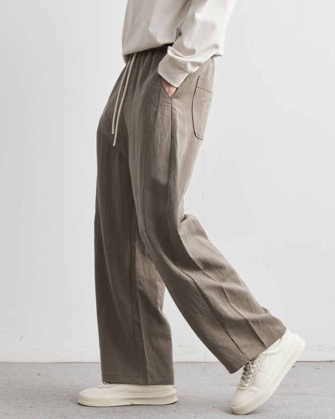 Tencel Hlače s Labavim Uže