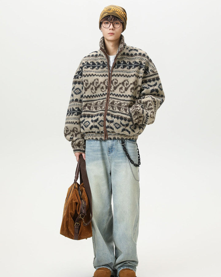 Etnička Jakna od Teškog Polar Fleece-a