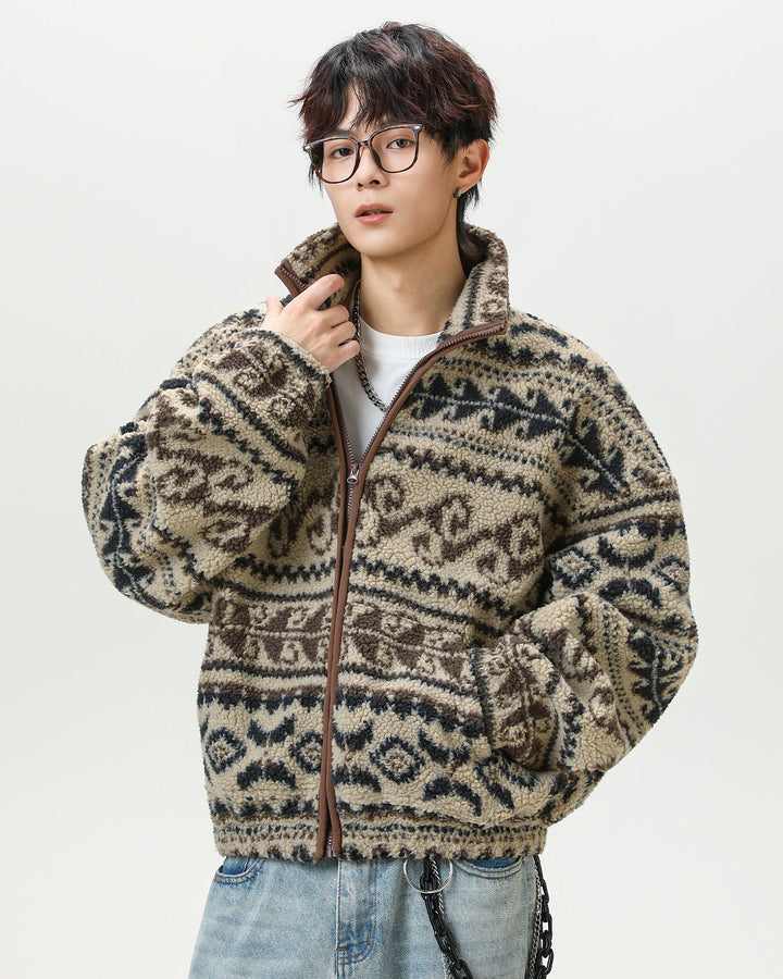 Etnička Jakna od Teškog Polar Fleece-a