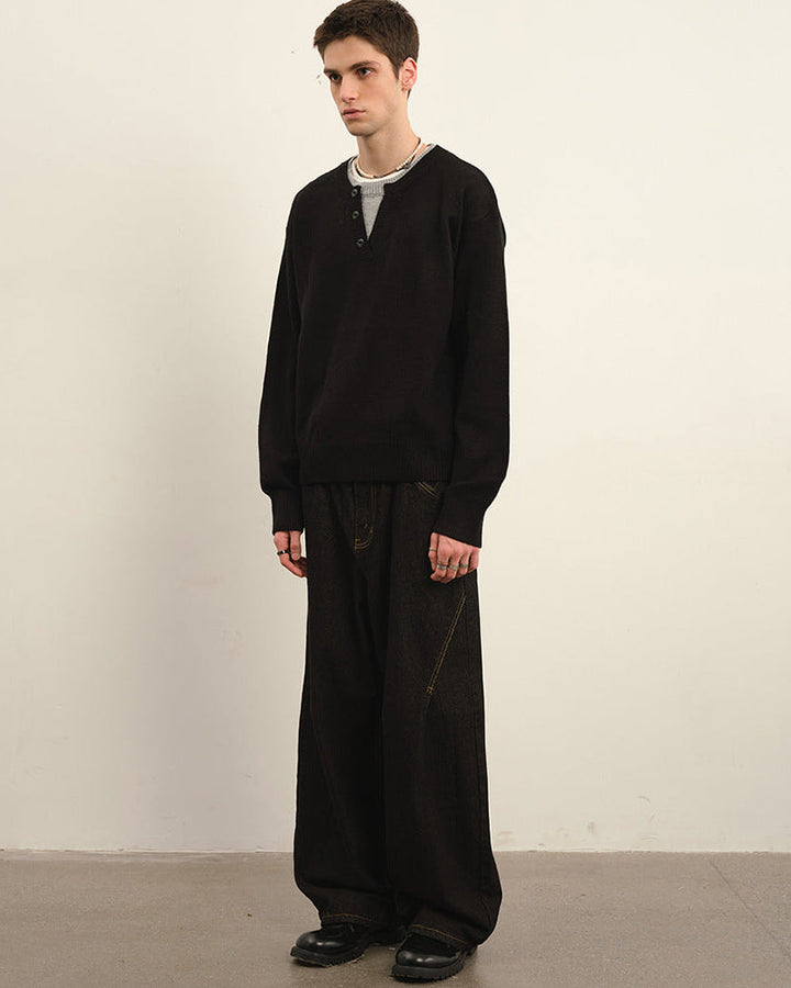 Vertex Relaxed Denim Traperice